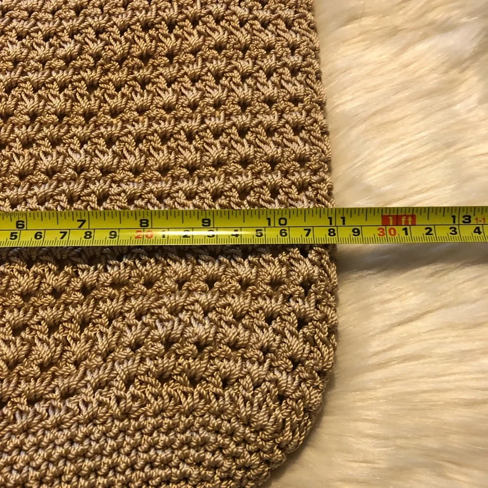 The Sak cream beige crochet crossbody handbag - Picture 10 of 14